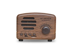 Mini Alto Falantes Estéreo Sem Fio Bluetooth Portáteis Retrô Com Som Estéreo De Alta Fidelidade E Reprodutor De Música Olysi Shop