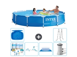 Intex Piscina Com Estrutura Redonda - 366x76 Cm - 7-peças S21012