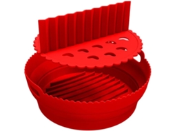 Forros De Silicone Reutilizáveis Para Fritadeira A Ar De 8,5 Polegadas (21,6 Cm) Com Capacidade De 5 A 8