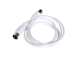 Lurelia Cabo Usb Midi Din 5 Pinos 3 M Branco, Interface Para Teclados, Pianos E Sintetizadores, Guitarra E Baixo