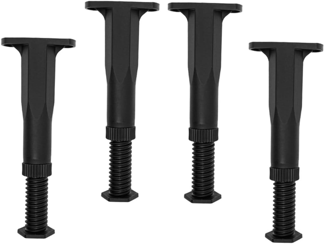 Conjunto De 4 Pés Suporte Cama Com Altura Ajustável Para Substituição Estrutura
