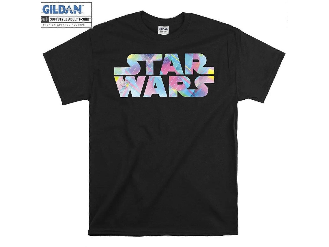 Star Wars Iridescent Pop Logo Graphic T shirt Star Wars Logo Unisex Best Sellers Sizexxxl ROCKINSTONE