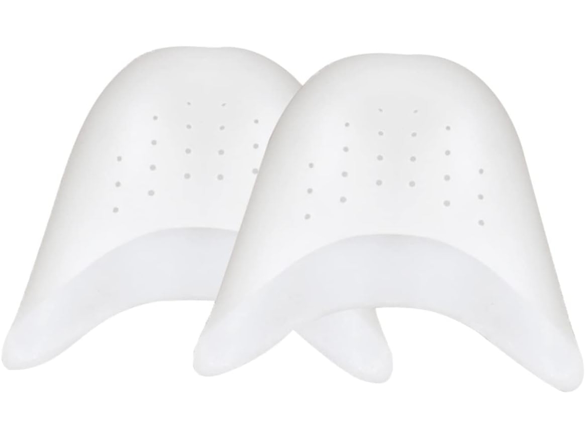 Protetores De Dedos Em Gel Silicone Com Orifícios, Acolchoados E Flexíveis Para Sapatos De Dança Saltos Altos, Proteção