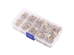 300 Peças De Separadores De Latão M3 Hexagonais Macho-hembra E Hembra-hembra Para Placa Mãe E Pcb Diy