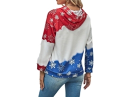 Laxiscreed Sweatshirt Feminina Com Gola Xadrez E Capuz Para Outono Inverno, Casual E Confortável