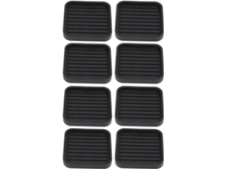 Conjunto De 8 Almofadas Antivibração Borracha Antiderrapante Para