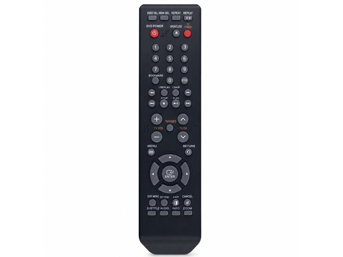 Comando À Distância Para Leitor De Dvd Compatível Com Samsung, Modelo 00061h_dae