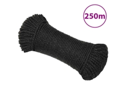 Rope, Ropes Vidaxl Preto Polipropileno (n/a)