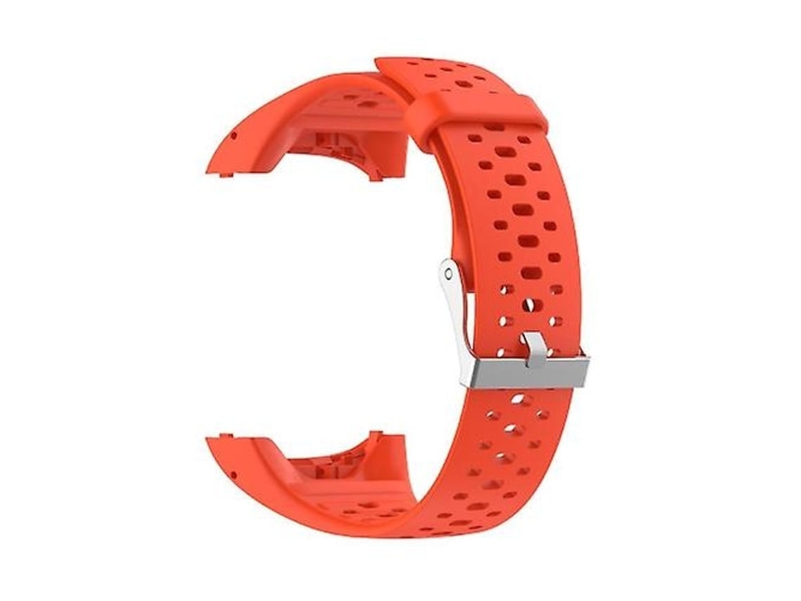 Pulseira De Relógio Lurelia Esportivo Em Silicone Polar M400 / M430 Laranja
