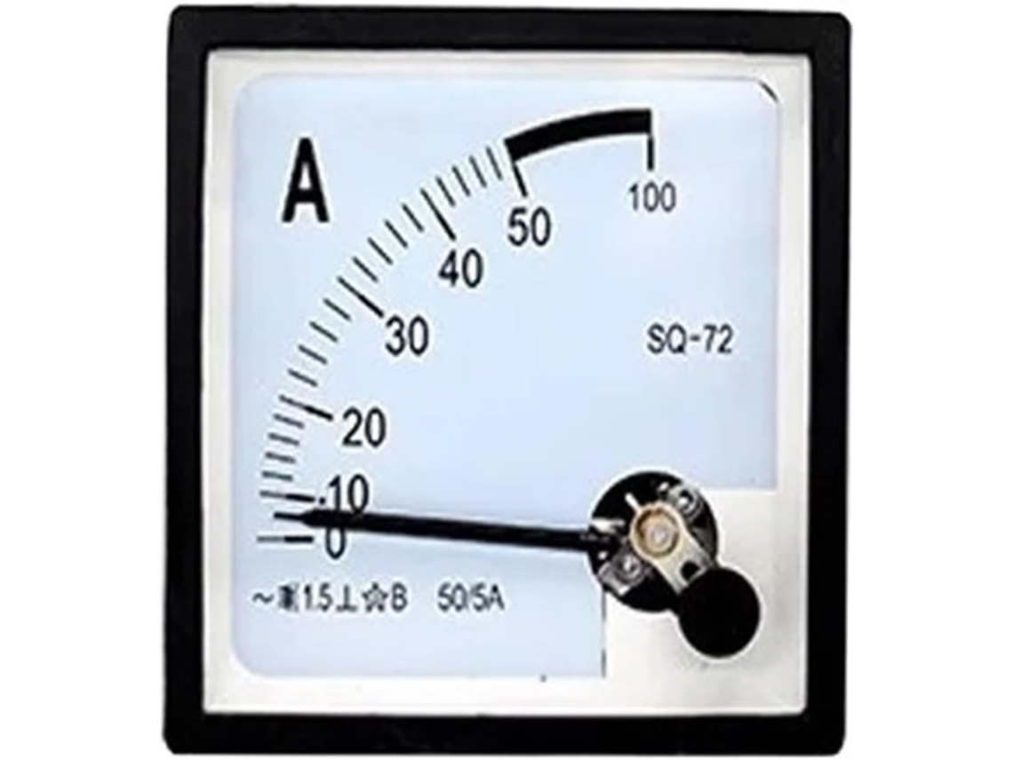 Amperímetro Analógico De Painel Com Ponteiro Sq-72 72*72mm Serial Ca