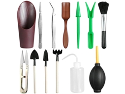 Mini Ferramentas De Plástico E Ferro Para Jardinagem