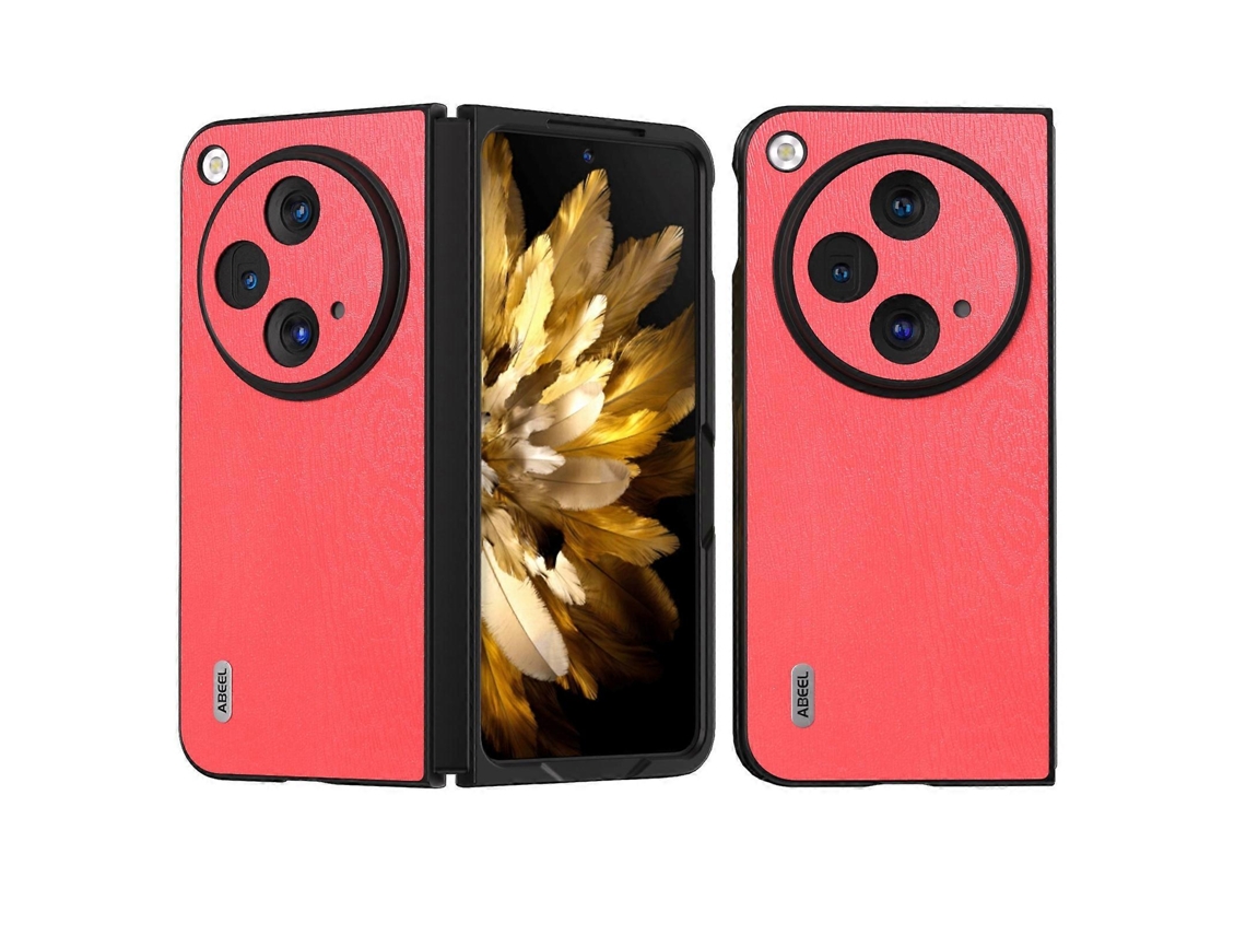 Capa De Celular Abeel Com Textura De Madeira Em Pu