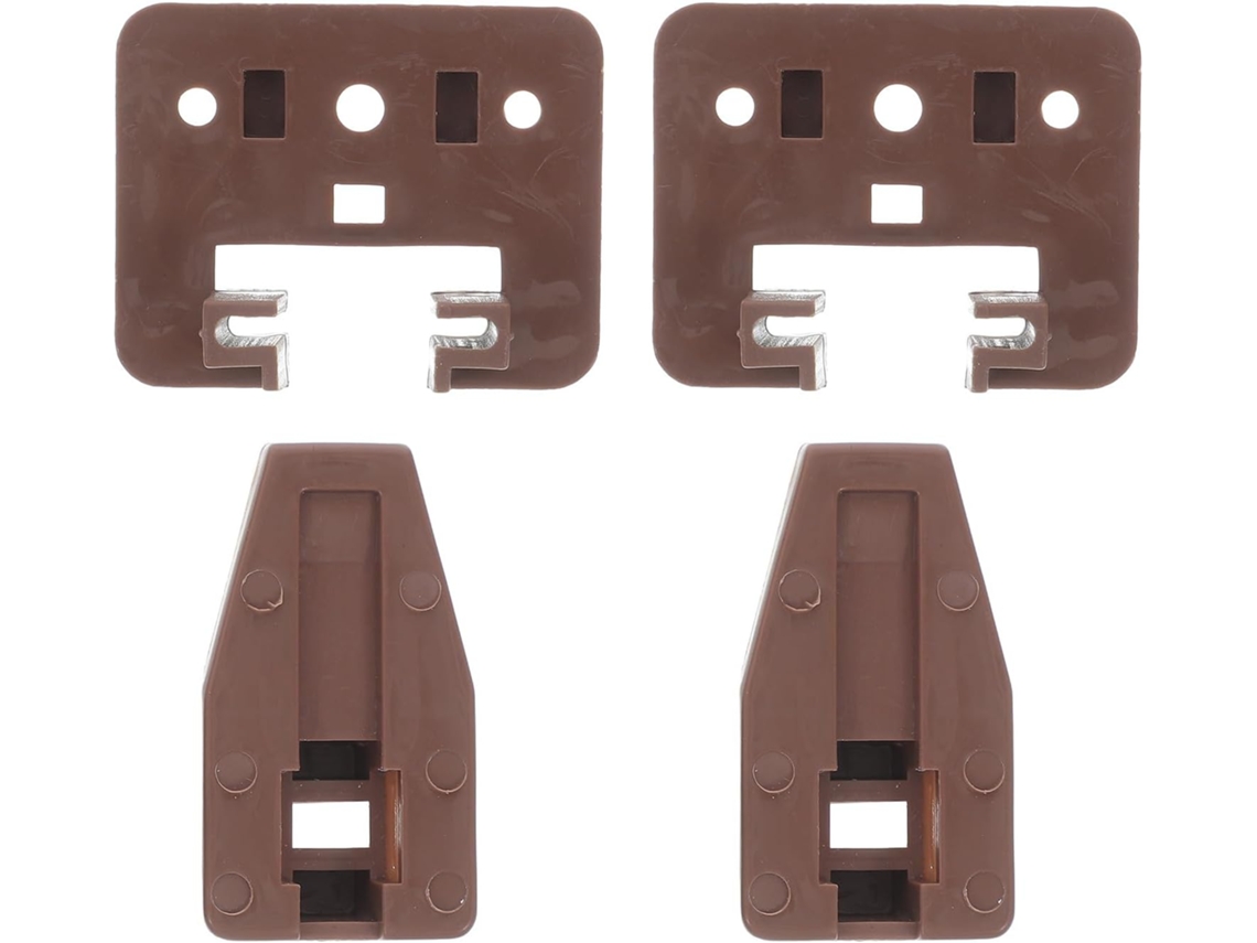Conjunto De 4 Trilhos Gaveta Plástico Para Substituição, Para Instalação Em Armários De Cozinha E Cômodas