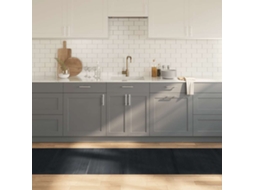 Vidaxl Tapete Retangular 80x500 Cm Bambu Preto