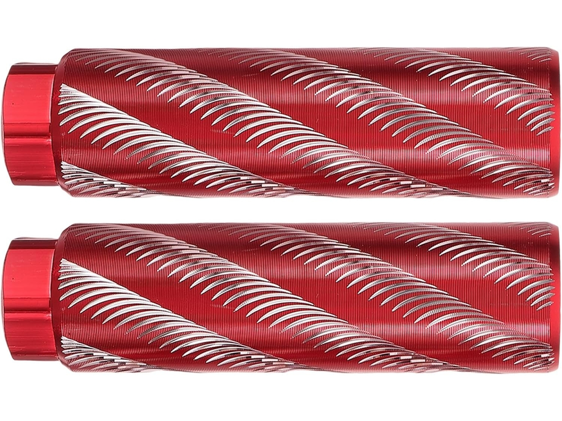 Apoio Para Os Pés Traseiro De Bicicleta Em Liga De Alumínio Vermelho, Antiderrapante E Resistente, Suporte Compacto Para Os Pés.