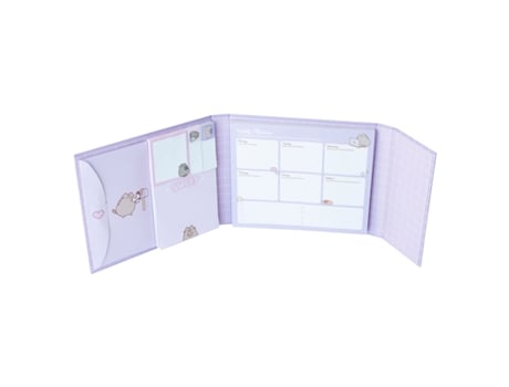 Planificador Semanal Pusheen Moments 50x16,7cm Com Notas Adesivas Psna003
