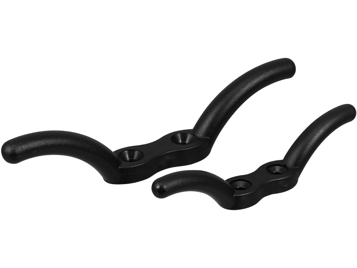 Kichouse Kit de 2 Ganchos de Nylon para Mastro de Bandeira com Formato Exclusivo, Fácil Instalação, Inclui Parafusos CHABERLU