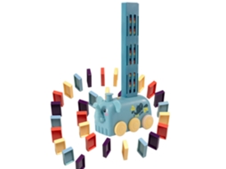 Primerox trem de Blocos de Construção Automático Brinquedo Educativo para Crianças Montar Pilhas Presente