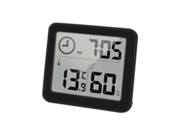 Termômetro/higrômetro Digital Com Tela Lcd Grande De 3,2" Para Monitoramento De Temperatura Ambiente Interna E Medidor De Umidade (preto), 2024 Ping