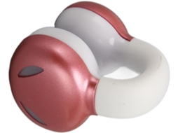Fones De Ouvido Bluetooth Com Clipe Orelha, Estéreo Hifi Com Cancelamento De Ruído, Ideais Para Corrida Rosa