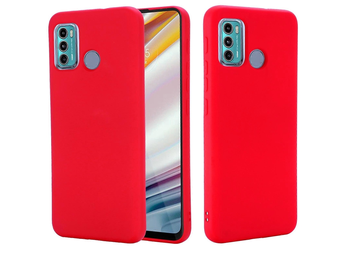 Capa Protetora De Silicone Líquido De Cor Sólida À Prova De Quedas E Com Cobertura Total Para Motorola Moto G60