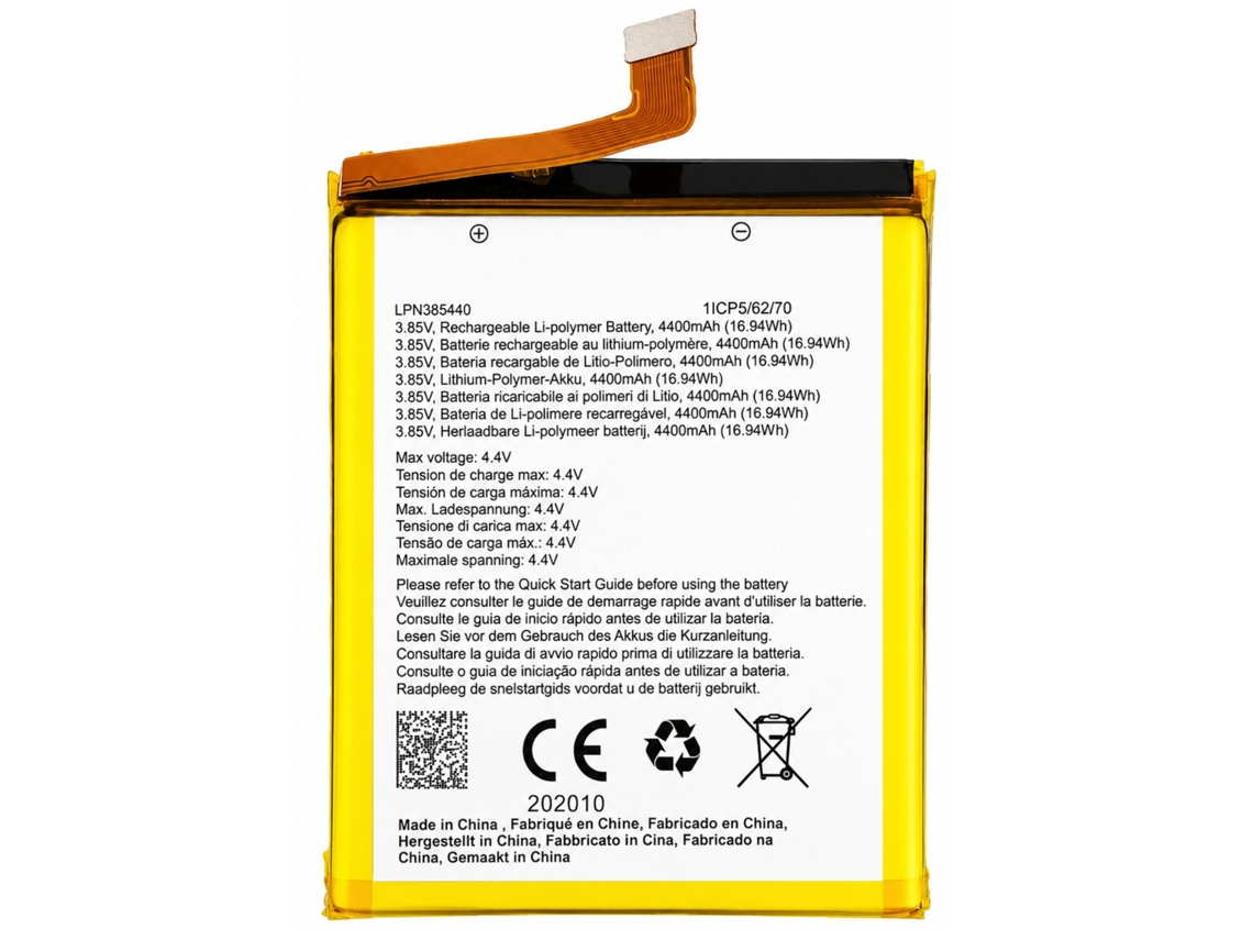 Bateria Interna Para Crosscall Trekker X4 Modelo Lpn385440 4400mah