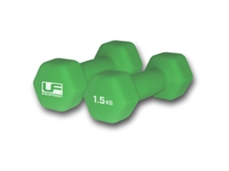 Haltere Hexagonal Revestido de Neoprene 2 Unidades Verde 1.5 kgufe