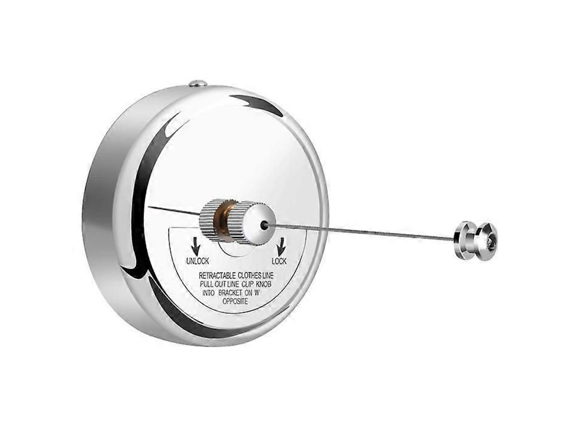 Varal Retrátil Lurelia, Anti-ferrugem, De Parede, Para Interior E Exterior, Para Varanda, De Aço Inoxidável, 7 M, 15 Kg