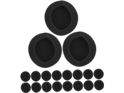 De 24 Almofadas De Substituição Para Fones De Ouvido, Capas De Espuma Para Almofadas De Fone De Ouvido, Pretas. Gokoco