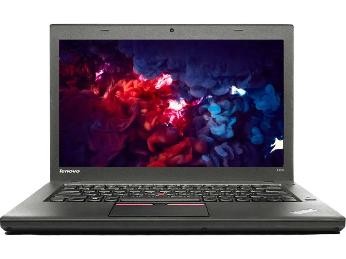 Portátil LENOVO THINKPAD T450 i5 (Recondicionado Como Novo - 14'' - Intel i5-5300U - 8 GB - 250 GB SSD - Intel HD Graphics)