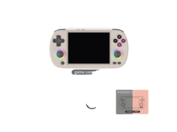 Console de jogos portátil, tela IPS de 4,0 polegadas, 5.000 jogos, OEM cinza