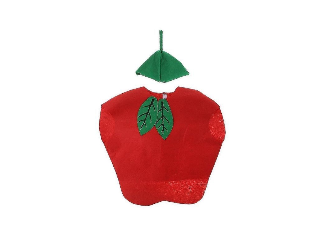 Disfraz De Fruta Para Niños Traje De Fiesta Colorido Y Vibrante Con Gorro Talla Infantil Maçã
