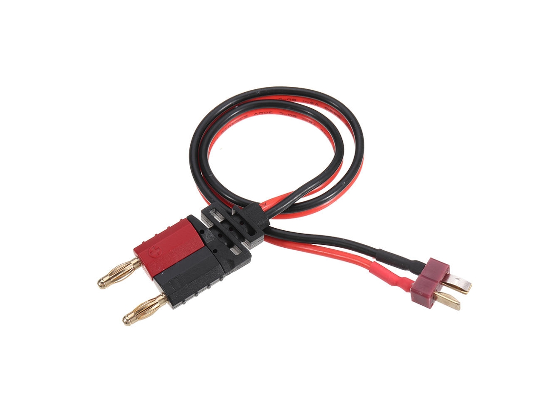 Cabo de Carregamento com Conector T para Conector Banana de 4 Mm para Carregador Skyrc D100v2 Q200 B6acv2 S60 MDUG