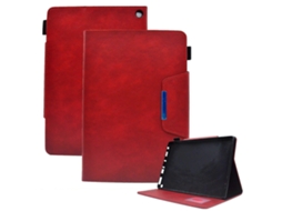 Capa de couro com textura cruzada Webake e fecho magnético para tablet Amazon Fire Max 11 (2023)