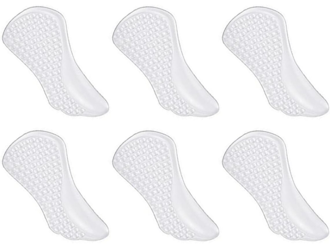 Almofadas Invisíveis De Gel Para A Parte Frontal Do Pé, 3 Pares