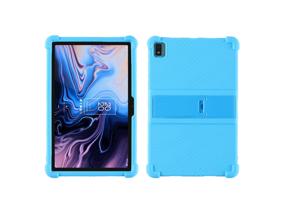 Capa De Silicone Halinuia Com Suporte Invisível, Cor Azul‑celeste Para Tablet Tcl 10 Tab Max 10,36 Polegadas