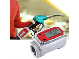 Display Lcd Digital Do Medidor De Turbina Digital De 1 Polegada Com Medidor De Combustível Npt Para Medição