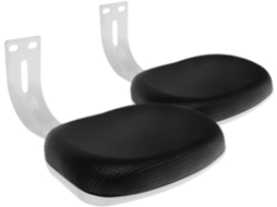 Conjunto de 2 peças de almofada para assento traseiro, para substituição segura em scooters elétricas.