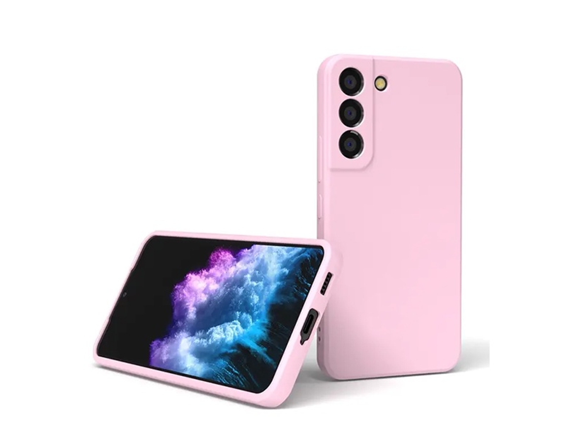 Capa Fléxivel Fe para Samsung Galaxy S21 OEM Silicone Rosa