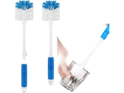 Escova Para Garrafas, Escova De Limpeza Para Garrafas, Escova De Cabo Longo Com Cerdas Duplas, Adequada Para Garrafas De Água, Copos, Canecas, Garrafa