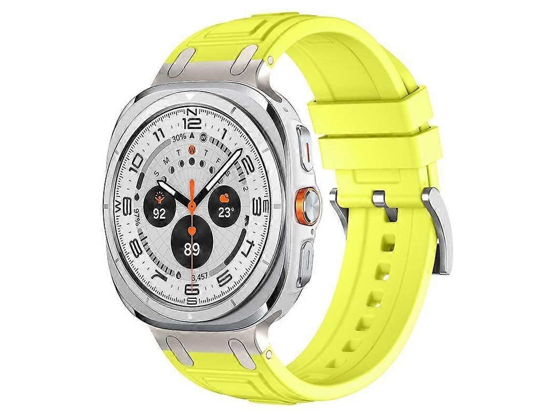 Pulseira De Silicone Com Tripla Camada De Proteção Para Samsung Galaxy Watch Ultra / Ultra 2025