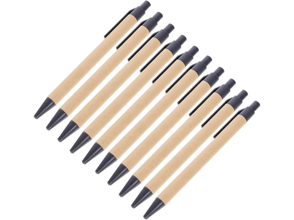 Conjunto De 10 Canetas Esferográficas Retráteis Doitool, Com Design