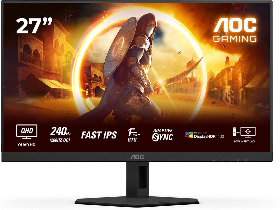 Monitor Gaming AOC Q27G4ZR (Outlet Caixa Aberta - 27'' - WLED - 0.3 ms)