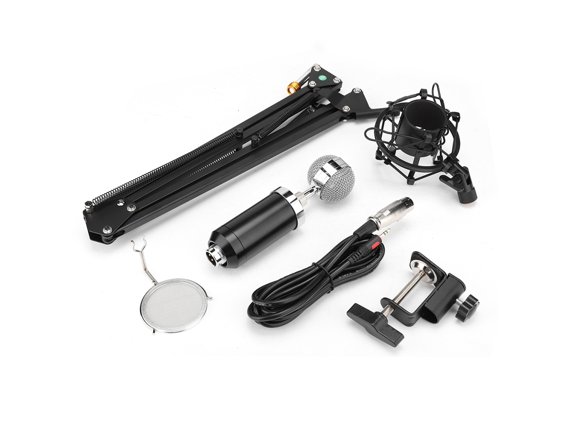 Aetheria kit de Microfone Condensador de Estúdio com Suporte Antivibratório para Gravação e Áudio