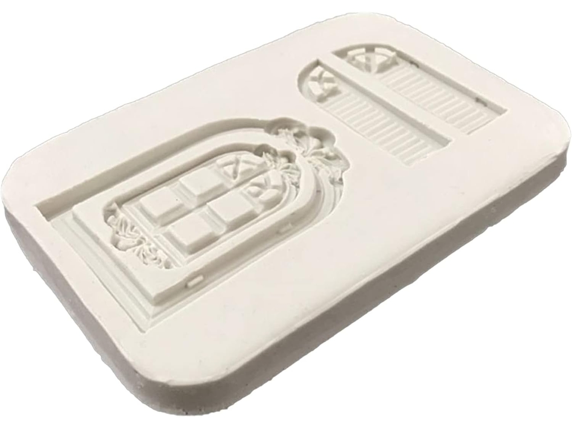 Moldes de Silicone em Formato Janela Porta, Moldes para Doze