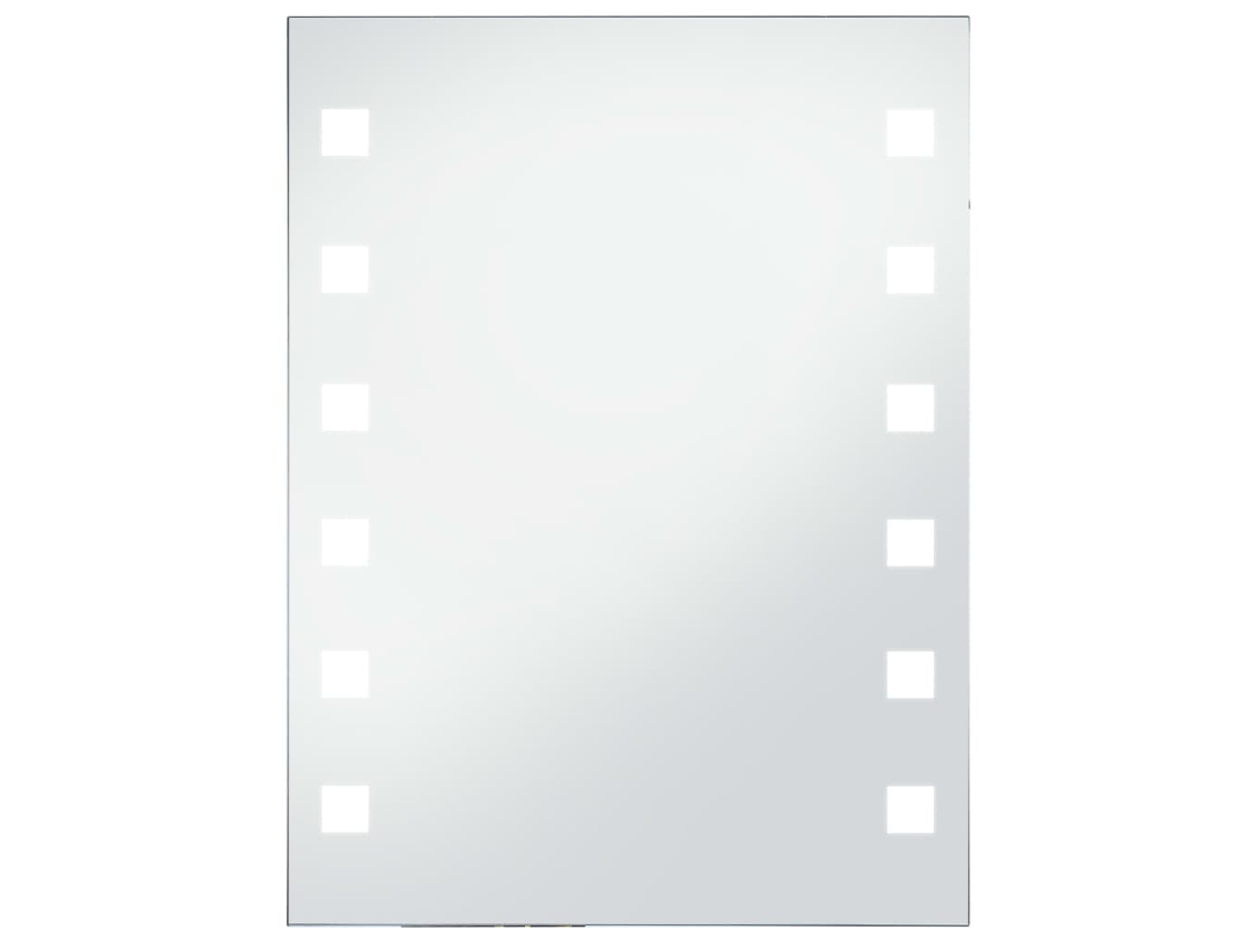 Bathroom Mirror, Bathroom Mirrors Vidaxl Prateado Vidro (60 X 80 Cm)