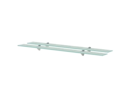 Vidaxl Prateleiras Flutuantes 2 Pcs Vidro 100x10 Cm 8 Mm