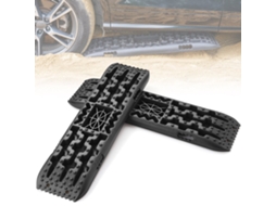 2Pcs Placas de Tração com Pp para Saco de Armazenamento de Areia de Neve de Lama Longo Preto VEVOR