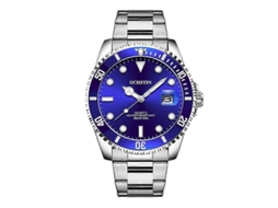 Relógio Masculino Multifuncional Ochstin 7019a Com Movimento De Quartzo, À Prova D'água E Com Pulseira De Aço Luminosa.
