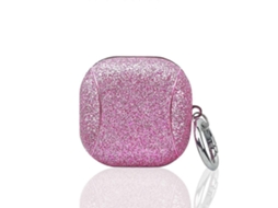 Capa Protetora Para Fones De Ouvido Sem Fio Com Pó De Glitter Galvanizado Para Samsung Galaxy Buds 2 Pro